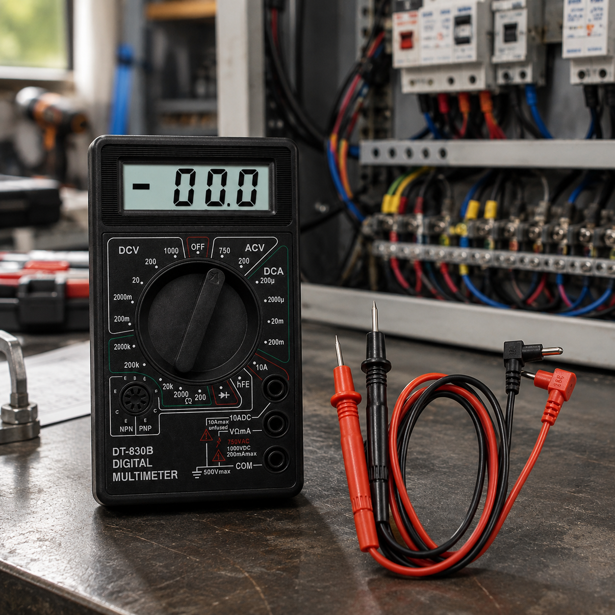Digital LCD Multimeter Tester
