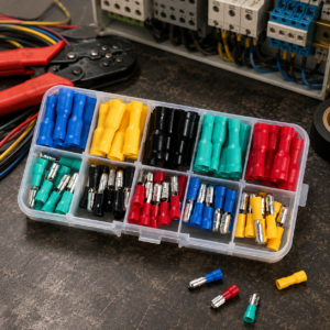 Insulated Crimp Terminal Connector Kit (100pcs)
